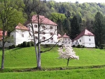 Grad Strmol Hotell Cerklje na Gorenjskem Exteriör bild